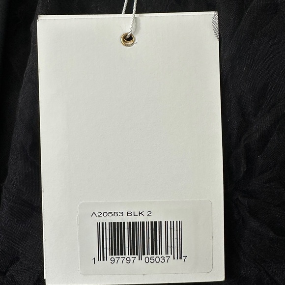 NWT MAC DUGGAL Dress Size 2 Evening Gown Black Mini Tulle Satin Bow Fit Flare - Picture 6 of 8